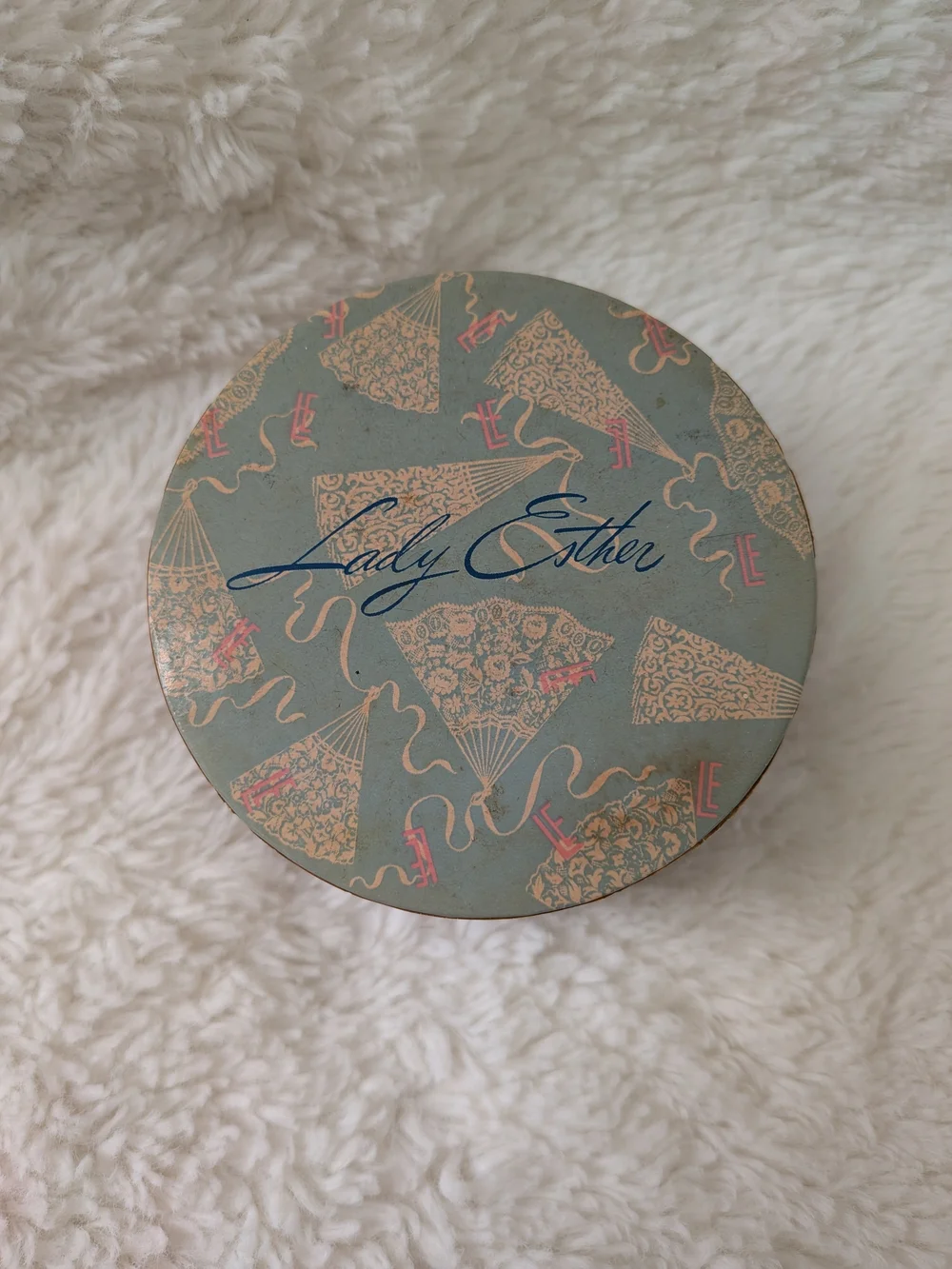 Vintage Lady Esther Face Powder – Beige – Original Box & Powder